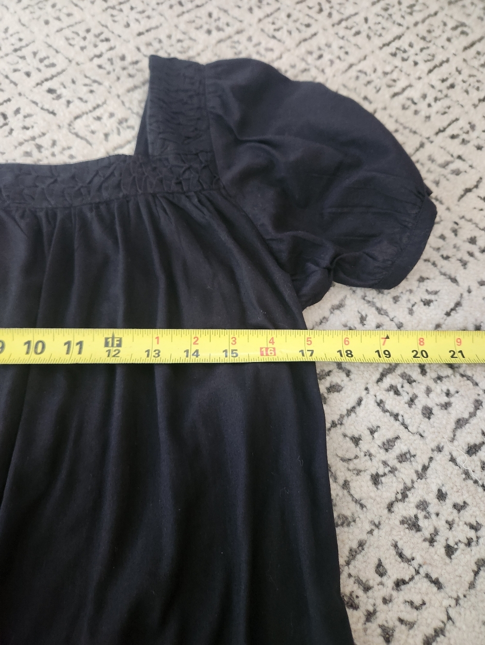 Barney’s NY Co-Op Black Lightweight Cotton Babydoll Mini Summer Dress M - Picture 10 of 13
